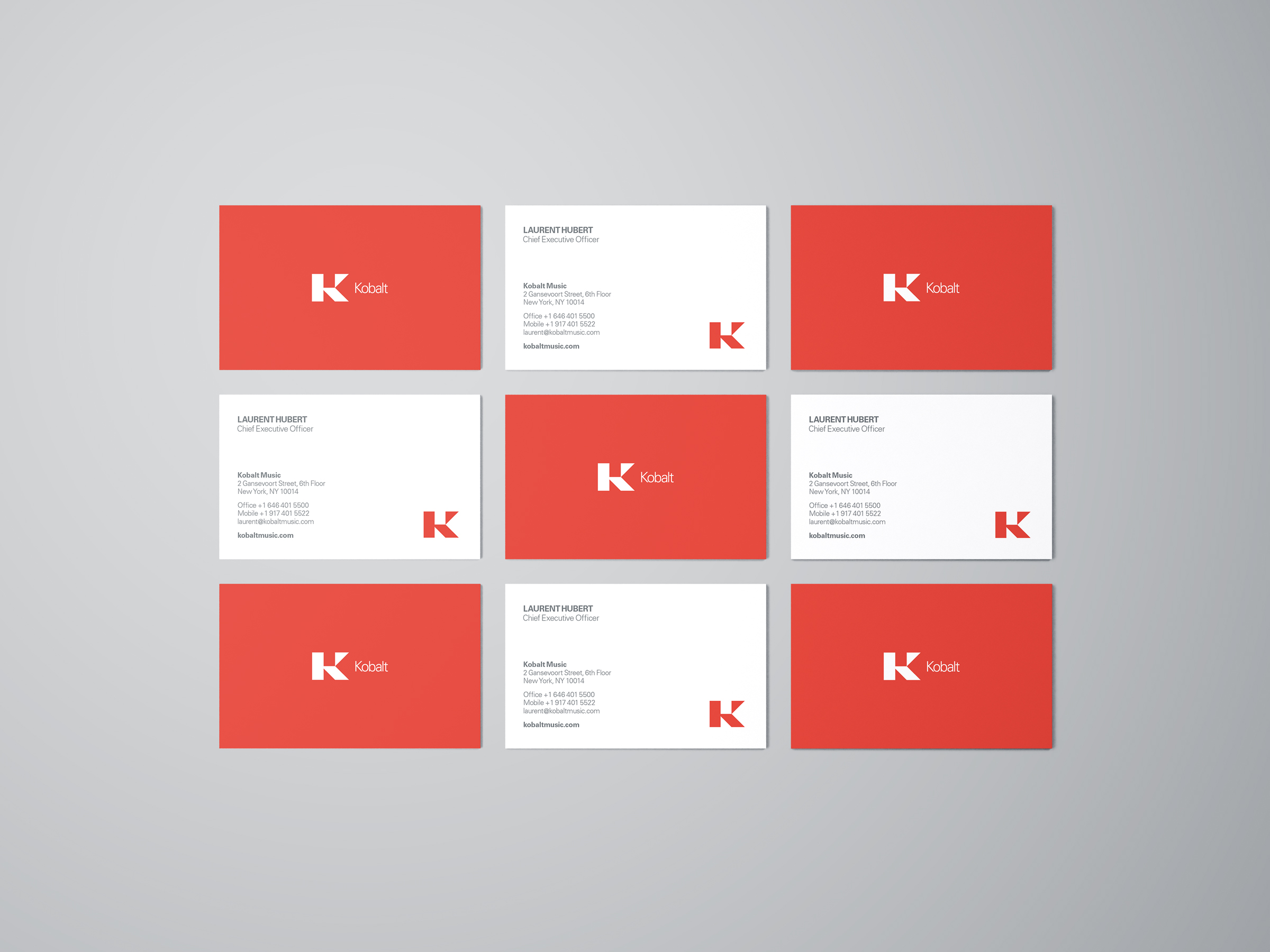 cobalt business cards